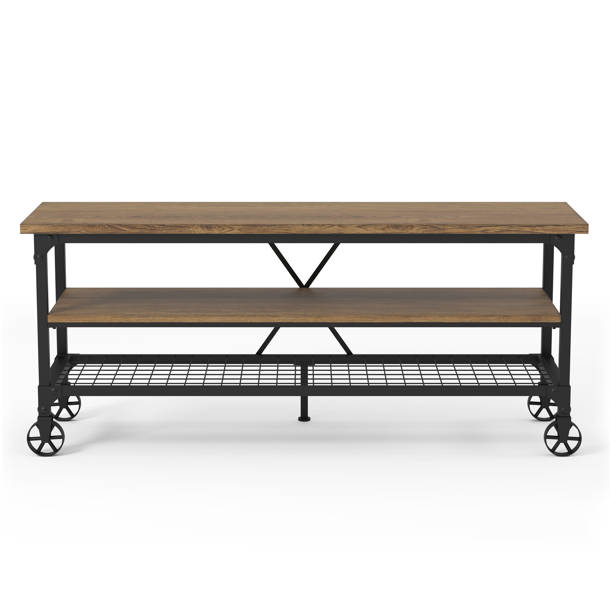 17 Stories Tooleville 7 Bottle Floor Wine Bottle & Glass Rack & Reviews Wayfair